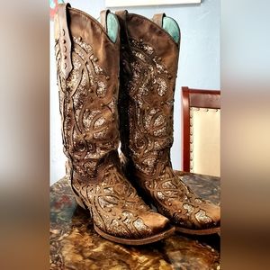 Corral Women's Sparkle Boots Size 9M